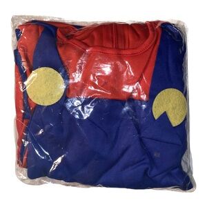 Oskiner Super Mario Bros Mario Costume with Accessories for Boys Size L